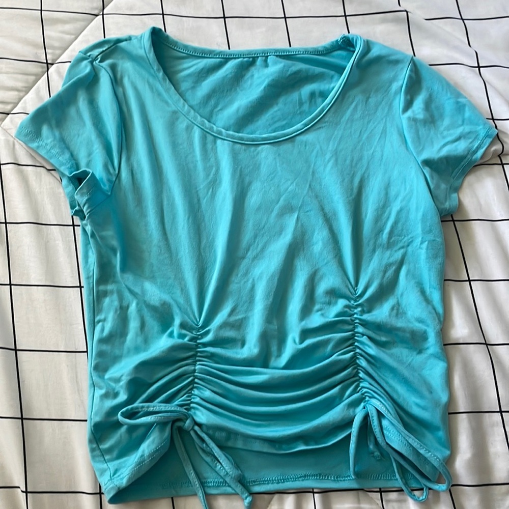 Teal Synched T-Shirt